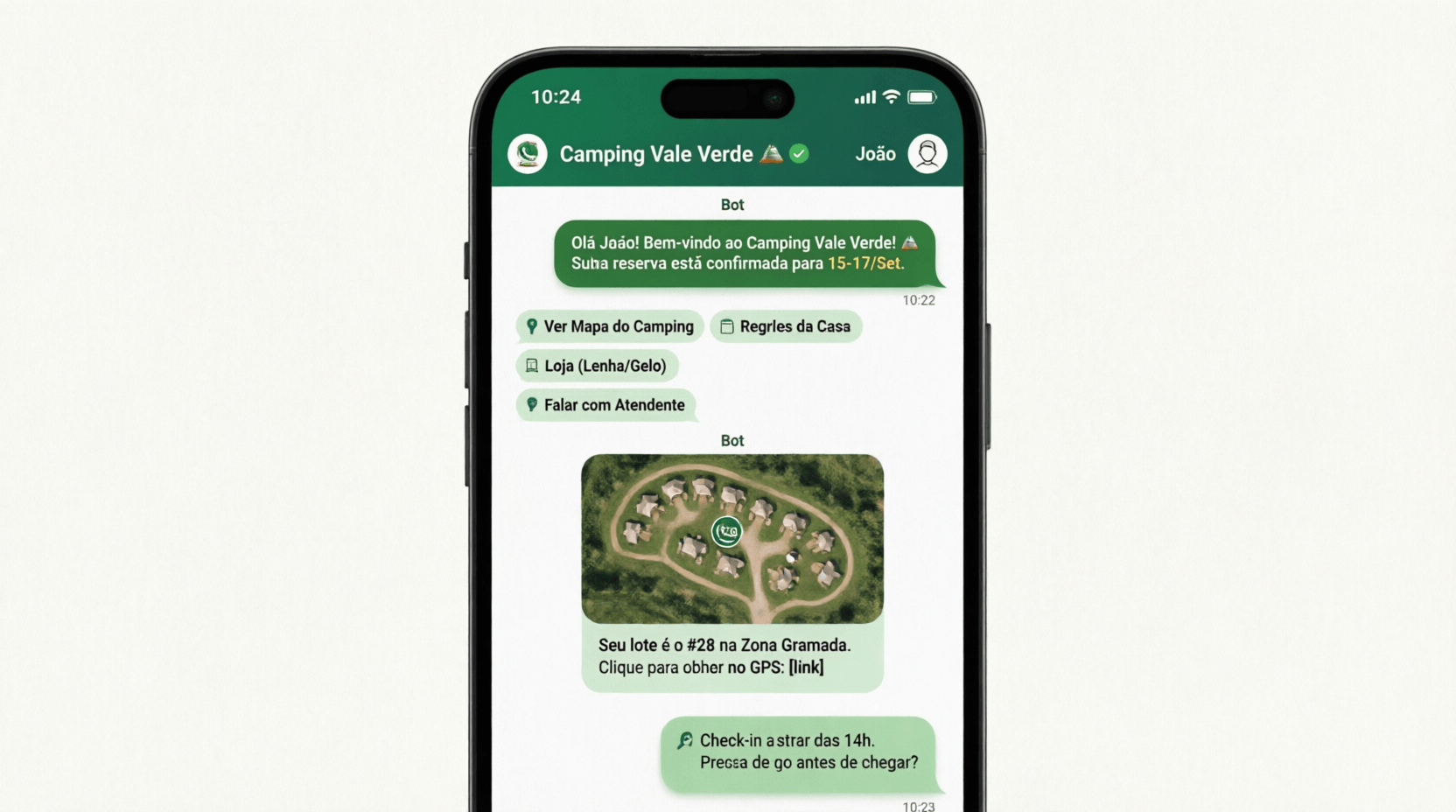 CampFlow guided check-in