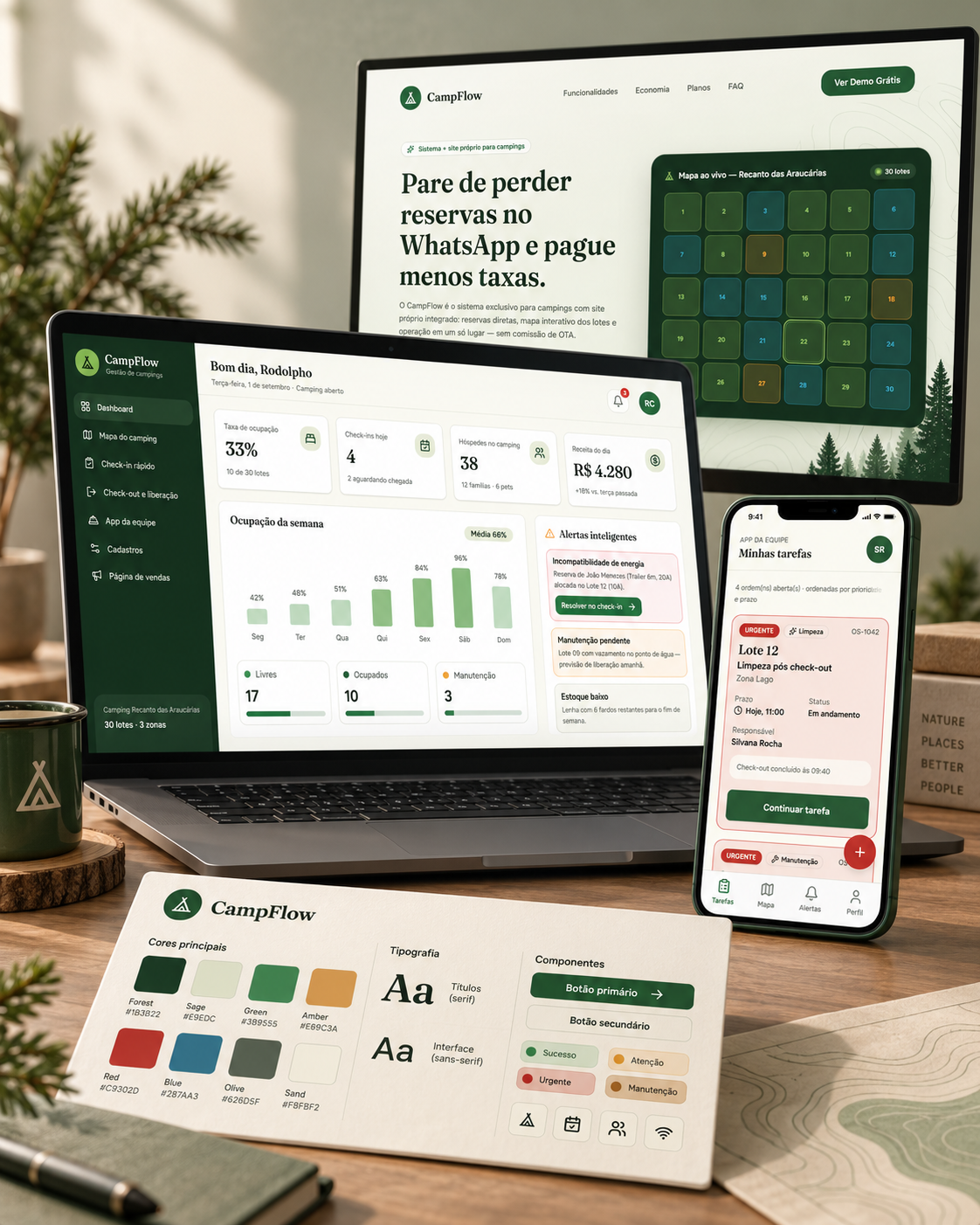 Campflow - gestão de camping