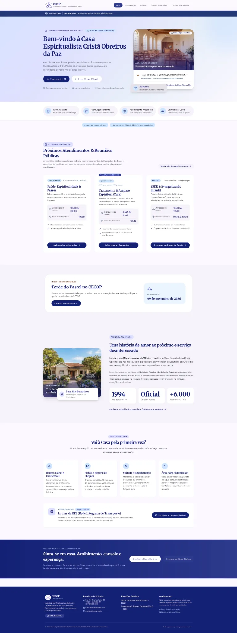 Redesign · Homepage