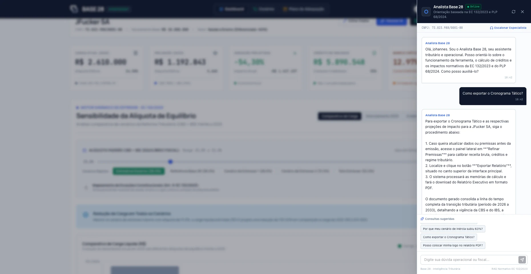 Contextual assistant side panel